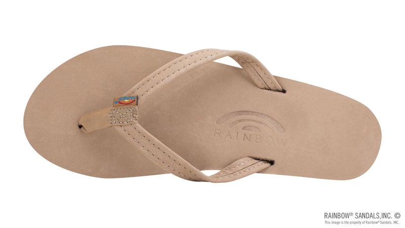 Rainbow Sandals Women's Single Layer Premier Leather Narrow Strap, Sierra Brown, Ladies Medium / 6.5-7.5 B(M) US - Image 3